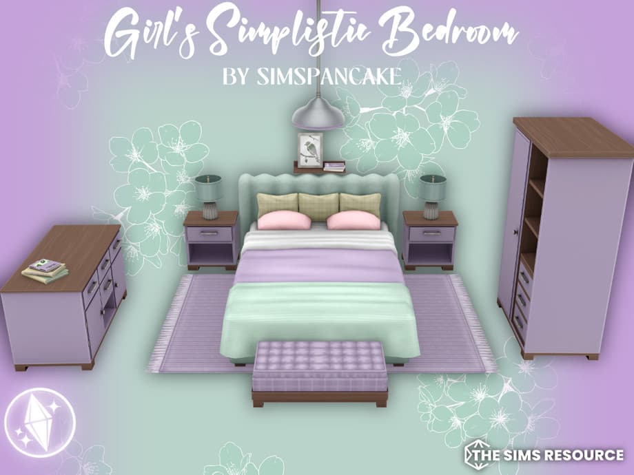 Скриншот мода Набор для спальни Girl's Simplistic Bedroom
